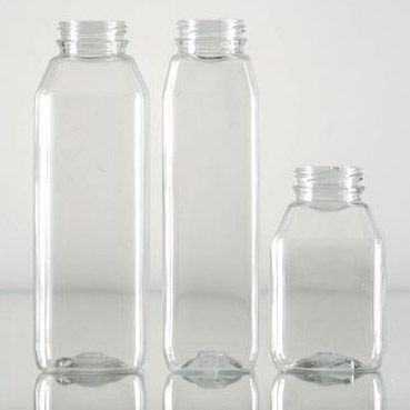 French Square PET Bottles