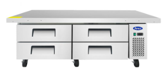 MGF8454GR — 76″ Refrigerated Chef Base, Extended Top