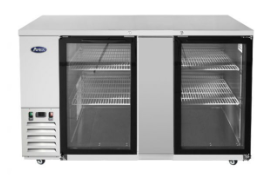 SBB69GGRAUS1 — 69″ Shallow Depth Back Bar Cooler with Glass Doors