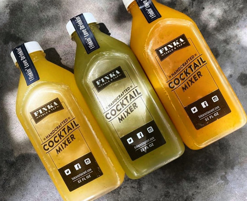 Label on bottles